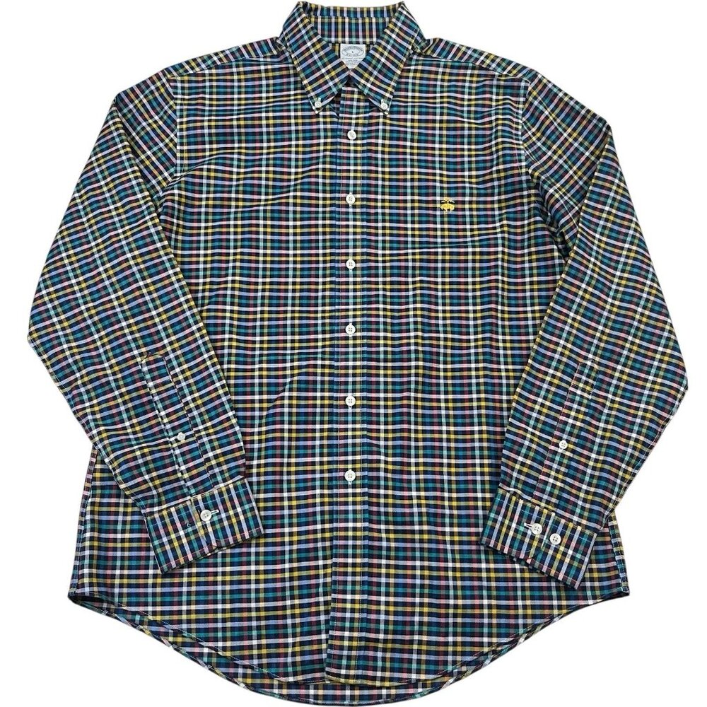 Brooks Brothers Non iron Supima stretch Dress shirt Men's L